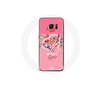 Coque pour Samsung Galaxy S6 TWICE Logo Rouge Affiche What Is Love