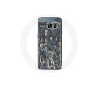 Coque pour Samsung Galaxy S7 Edge Game of Thrones Saison 8 Le Trône de Fer Affiche Personnages Fond Gris