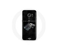 Coque pour Samsung Galaxy S7 Edge Game of Thrones Saison 8 Le Trône de Fer La maison Stark Logo L'hiver arrive