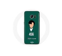 Coque - MANIACASE - Samsung Galaxy S7 Edge - Souple - Vert - Squid Game Seong Gi hun 456