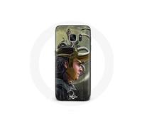 Coque pour Samsung Galaxy S7 Loki Thor Ragnarok avec Casque Fanart Saison 1