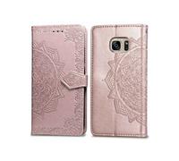 Coque pour Samsung Galaxy S7 Similicuir Rose