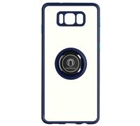 Avizar Coque pour Galaxy S8 Antichoc avec Anneau Magnétique Rotatif Bleu nuit
