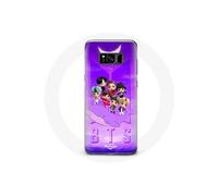 Coque pour Samsung Galaxy S8 BTS TinyTAN Animation Affiche RM Jin Suga J-Hope Jimin Jungkook Et V Zero O’Clock