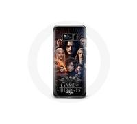 Coque pour Samsung Galaxy S8 Game of Thrones Saison 8 Le Trône de Fer L'affiche de L'équipage Logo Aigle Gris