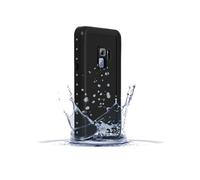 Coque pour Samsung Galaxy S9 Coque Etanche 2m IP68 Protection tactile Bi-matières Redpepper Noir