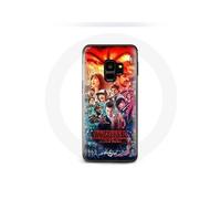 Coque pour Samsung Galaxy S9 Plus Stranger Things Teaser Saison 4 Affiche Personnages Art