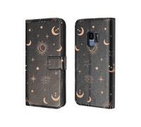 Coque pour Samsung Galaxy S9 Similicuir Sky Noir
