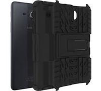 Avizar Coque Samsung Tab A 7'' / A6 7'' (2016) Antichoc Hybride avec béquille support Noir