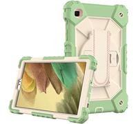 Coque pour Samsung Galaxy Tab A 8" 2019 SM-T290/T295 pour Enfants | Coque Robuste Antichoc avec Support Rotatif et dragonne pour Tablette Samsung 8" - Vert