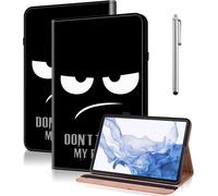 Coque Pour Samsung Galaxy Tab A6 10.1 2016 (Sm-T580/T585) Avec Stylet,Étui Housse De Protection Ultra Fin En Cuir Pu Avec Fonction Support Pour Samsung Tab A 10.1 2016 -Don't Touch