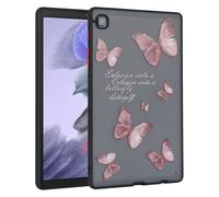 Coque pour Samsung Galaxy Tab A7 Lite Papillons Roses