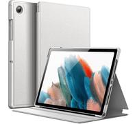 Coque Pour Samsung Galaxy Tab A8 10,5 Pouces 2021 (Sm-X200/X205/X207), Fine Folio Protecteur Tablette Housse Étui, Multi-Angle Affichage, Veille/Réveil Automatique (Argent)