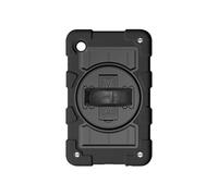 Coque pour Samsung Galaxy Tab A9 Antichoc Béquille et Poignée Rotative Noir