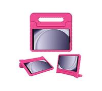 Coque Samsung Galaxy Tab A9 Etui Enfants Support Spécial enfant avec poignée Rose imoshion