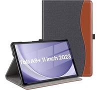 Coque Pour Samsung Galaxy Tab A9+ Plus 11"" 2023,Housse En Cuir Pu De Qualité Supérieure Avec Fente Pour Carte,Réveil/Veille Auto Pour Galaxy Tab A9+ 11 Inch Sm-X210/X216/X218,Noir Denim