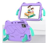 Coque pour Samsung Galaxy Tab A9 Plus (2023) SM-X210/216B pour enfants, légère en EVA + PC, résistante aux chocs, avec poignée et bandoulière (violet)