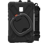 Avizar Coque pour Samsung Galaxy Tab Active 5 Antichoc Poignée Support Sangle Noir