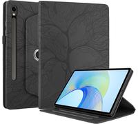 Coque Pour Samsung Galaxy Tab S10 Fe 10.9"" 2025 Sm-X520/X526/X526b/Galaxy Tab S9 Fe Sm-X510/X516b Étui Support Rotatif À 360 Degrés Pu Cuir Housse De Protection Avec Porte-Pencil Noir