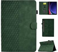 Coque pour Samsung Galaxy Tab S10 FE 10.9 Pouces 2025/ S9 FE 10.9 Pouces/Tab S9 11 Pouces Housse de Protection Étui avec Porte-Crayon S Pen et Veille/Réveil Automatique Tablette Case, Vert