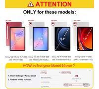 Coque Pour Samsung Galaxy Tab S10 Lite 10.9 Pouces 2025 Et Galaxy Tab S10 Fe/S9 Fe 10.9¿/S9 11¿, Housse Multipositions, Etui Avec Poche De Document, Sommeil/Réveil Auto, Denim Indigo