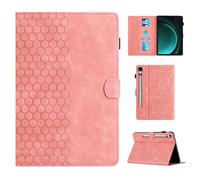 Coque pour Samsung Galaxy Tab S10 Lite / S10 FE / S9 FE 10,9 Pouces Étui de Protection Case Tablette Housse avec Porte-Pencil et Réveil/Veille Auto pour Samsung Tab S10 FE/S10 Lite, Rose
