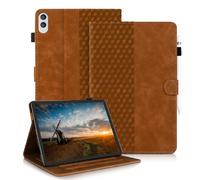 Coque pour Samsung Galaxy Tab S11 Ultra 14.6 Pouces 2025 Housse de Protection Étui avec Porte-Crayon S Pen, Veille/Réveil Automatique Tablette Case pour Galaxy Tab S11 Ultra SM-X930/SM-X936B, Marron