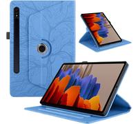 Coque Pour Samsung Galaxy Tab S11 Ultra 14.6 Pouces 2025 X930 X936b Étuis Housse Pu Cuir 360°Rotatif Multi-Angle Stand Flip Protection Pour Étuis Galaxy Tab S11 Ultra Coque,Bleu Ar[Coq9121006]