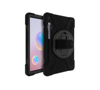 Coque pour Samsung Galaxy Tab S6 10.5 Hybride Poignée Rotative Béquille Support Noir