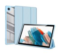 Coque pour Samsung Galaxy Tab S8 Plus 2022/S7 FE 2021/S7 Plus 2020 12,5" - Transparente - Résistante aux Chocs - Porte-Crayon intégré - Fonction Veille/réveil Automatique - Bleu