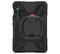 Coque pour Samsung Galaxy Tab S9 et S8 et S7 Antichoc Poignée Rotative Support Noir