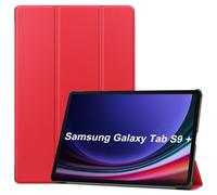 Lobwerk Étui de protection fin pour Samsung Galaxy Tab S9 FE Plus+ X610/X616 2023 12,4" - Avec fonction de mise en veille et réveil