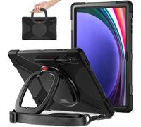 Coque Pour Samsung Galaxy Tab S9 Ultra / S8 Ultra Support Rotatif Et Bandoulière