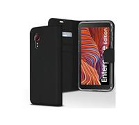 Accezz Accezz Étui de téléphone Wallet Samsung Galaxy Xcover 5 Noir Noir
