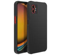 Coque pour Samsung Galaxy Xcover 7 Pro Silicone Souple Mat Noir