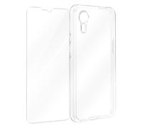 Coque pour Samsung Galaxy Xcover 7 Rigide avec Verre Trempé 9H 4smarts Transparent