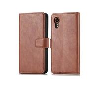 Coque pour Samsung Galaxy Xcover 7 Similicuir Marron