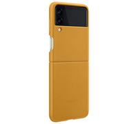Coque pour Samsung Galaxy Z Flip 3 Premium Cuir Moutarde Samsung