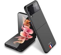 Coque Pour Samsung Galaxy Z Flip 4 5g, Slim, Pc Foldable Phone Case, Housse Résistante Aux Chocs Et Aux Rayures. Belle Étiquette Noire