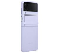 Coque pour Samsung Galaxy Z Flip 4 Premium Cuir Lavande Samsung