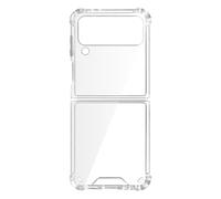 Coque pour Samsung Galaxy Z Flip 4 Silicone Souple Renforcés Fine Transparent