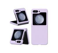 Coque pour Samsung Galaxy Z Flip 5 5G - housse etui rigide avant et arriere - MAUVE -