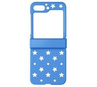 Coque pour Samsung Z Flip 5 Rigide Motif Étoile Collection Star Case Bleu