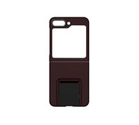 Coque pour Samsung Galaxy Z Flip 5 - AVIZAR - Classic Stand Lie de vin - Béquille support dépliable et ajustable