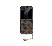 Coque Guess en TPU rigide pour Samsung Galaxy Z Flip5 - marron