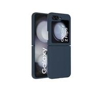 Coque pour Samsung Galaxy Z Flip 5 en silicone Bleu foncé