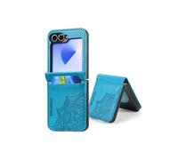 imoshion Mandala Bookcase pour Samsung Galaxy Z Flip 5 - Turquoise