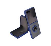Avizar Coque Samsung Galaxy Z Flip 7 Pliable – Anneau magnétique rotatif – Bleu