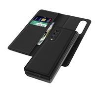 Coque pour Samsung Galaxy Z Fold 3 Clapet Magnétique Détachable Portefeuille Noir