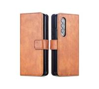 imoshion Étui de télephone portefeuille pour Samsung Galaxy Z Fold 4 - Marron